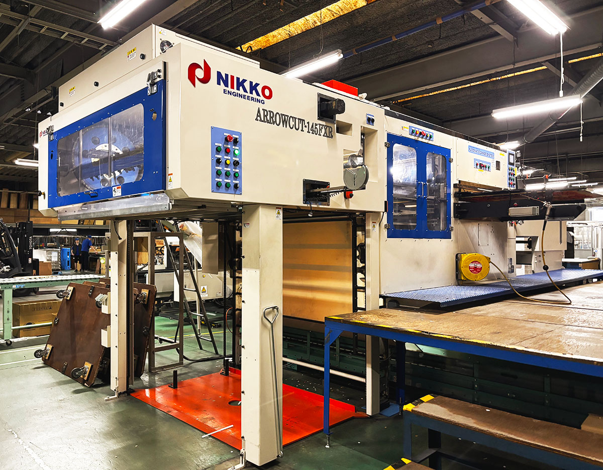 中古自動平盤打抜機 ARROWCUT-145Fの設備更新について
